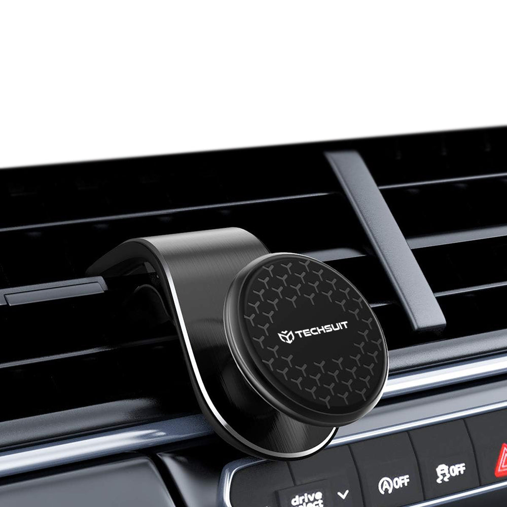 Techsuit S8 Magnetic Car Holder, Universal, Silver