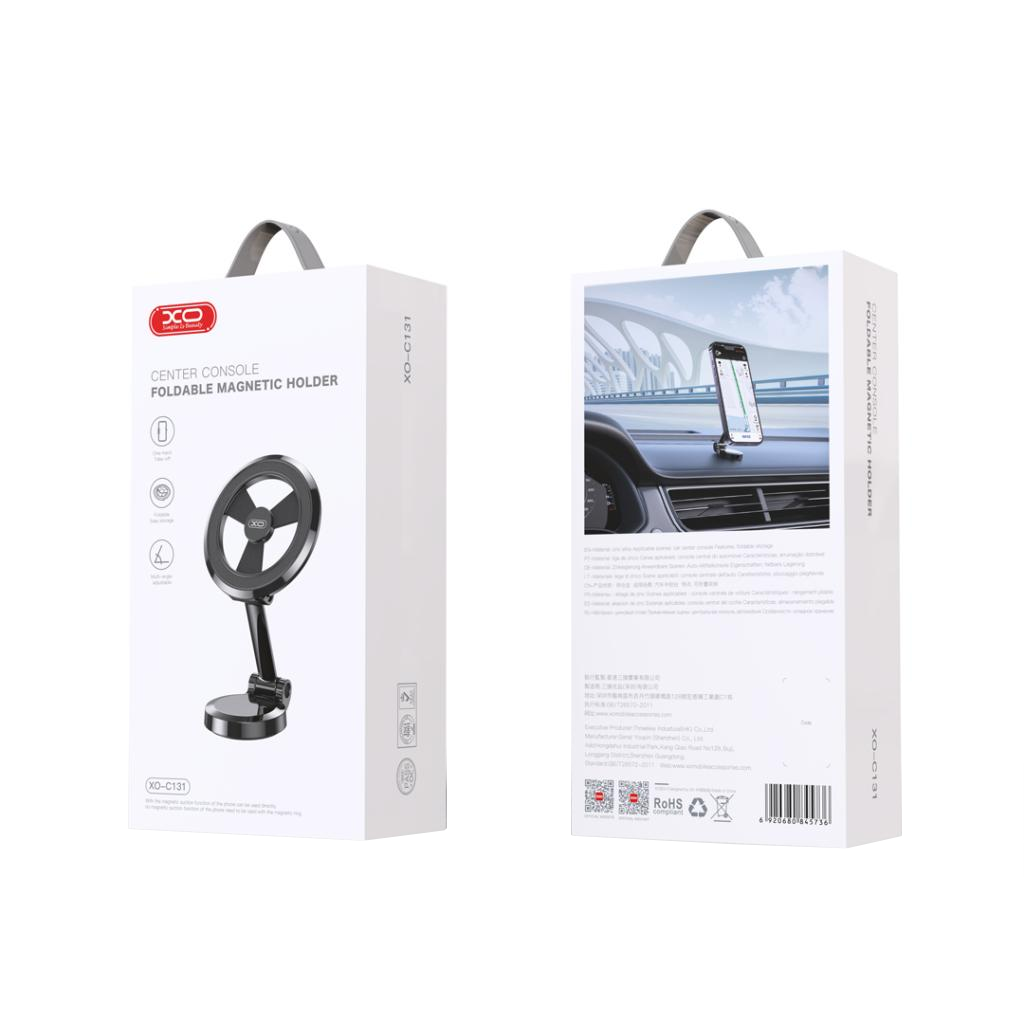 Magnetic Car Holder XO Design C131, 4.7inch - 6.9inch, Grey