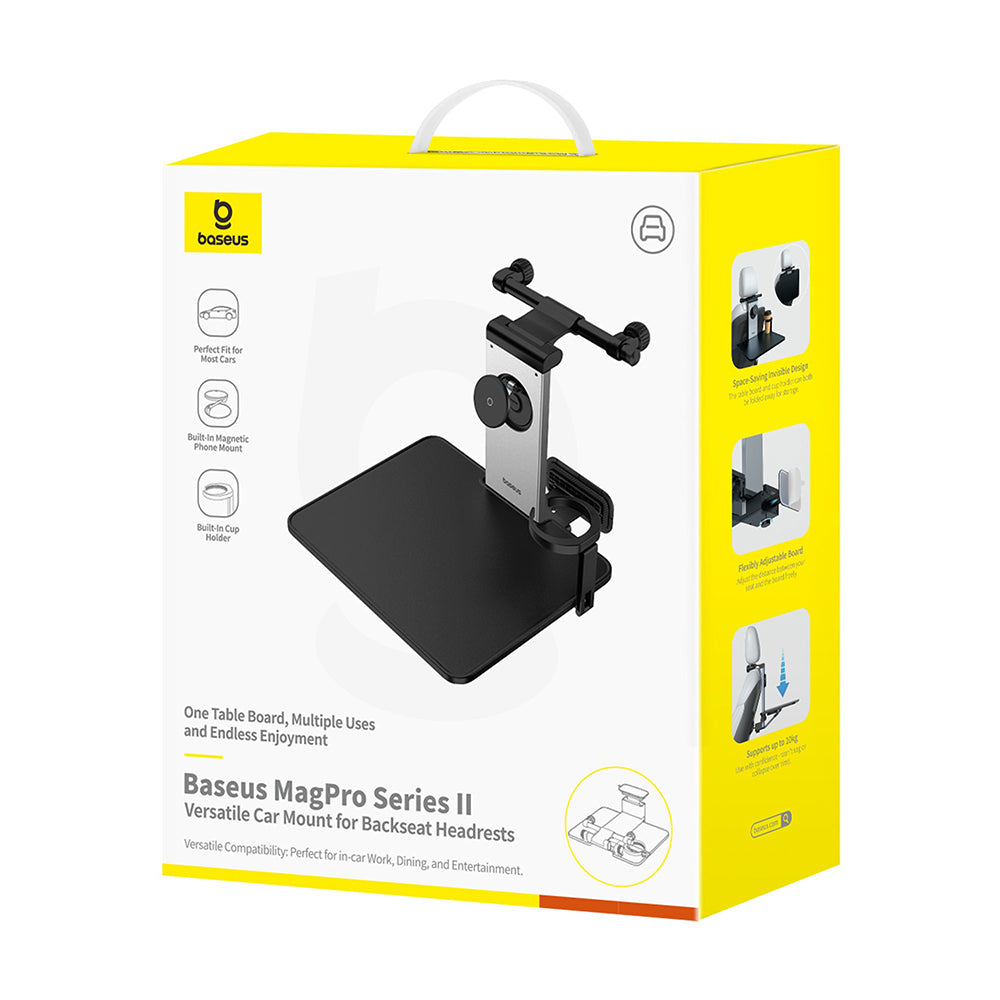 Baseus MagPro II Universal Magnetic Car Headrest Mount, Black C40272901121-00