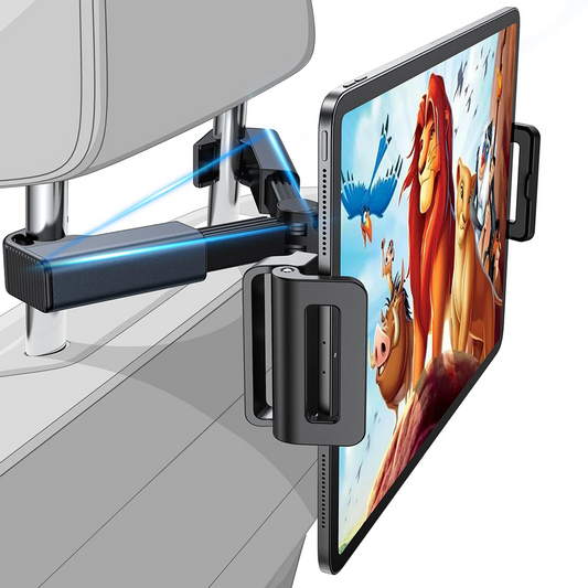 Lisen Headrest Car Mount for Phone / Tablet, 4.7inch - 12.9inch, Black, Resealed YL0221030002