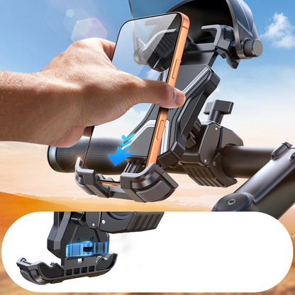 Bicycle Motorcycle Holder with Sunshade Joyroom JR-ZS528, 4.7inch - 7inch, Black