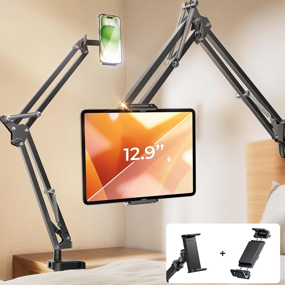 Lisen Desk Stand for Phone / Tablet, 4.7inch - 12.9inch, Black YL0223060007