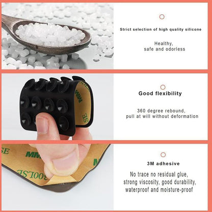 Techsuit SD-PAD Suction Cup Holder, Blue