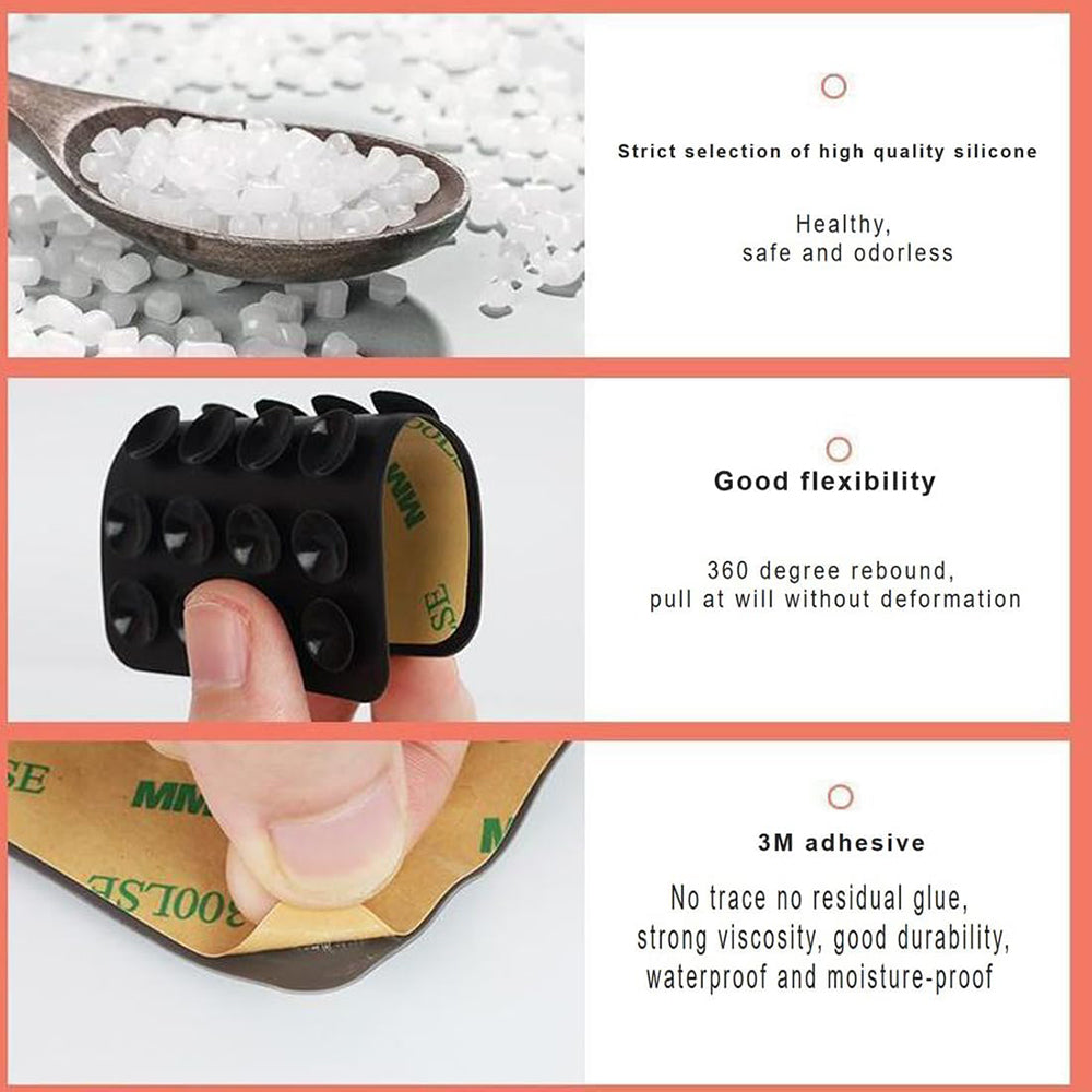 Techsuit SP-PAD Suction Cup Holder, Purple