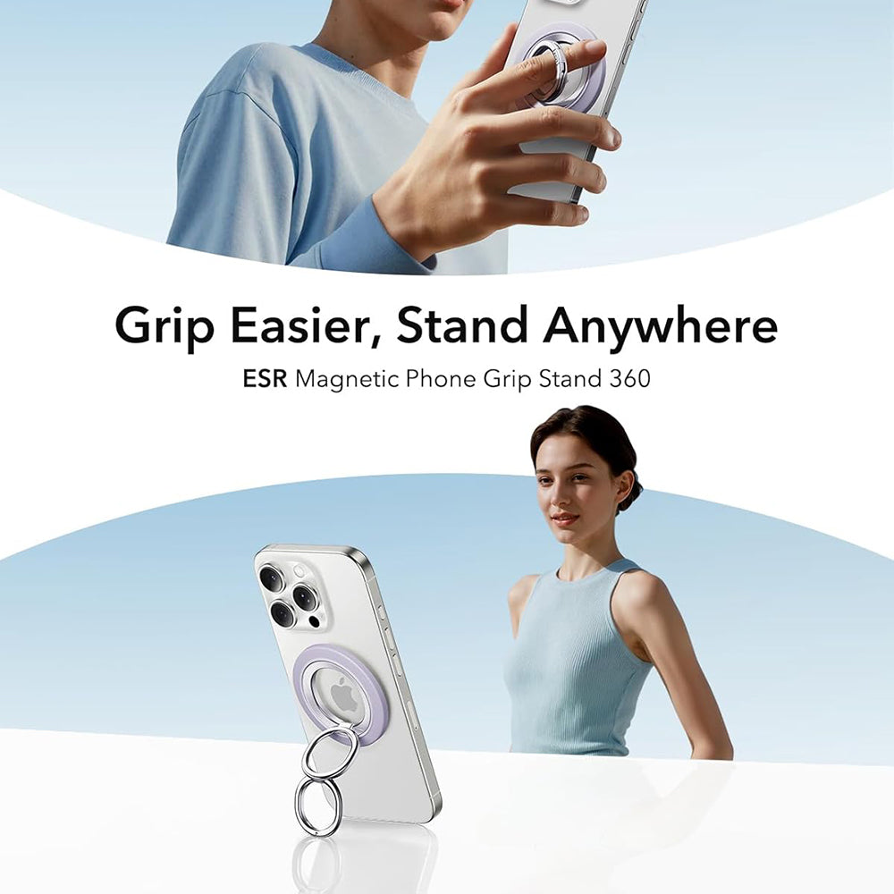 ESR HaloLock Ring Holder, Universal, Purple