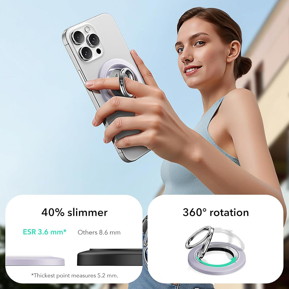 ESR HaloLock Ring Holder, Universal, Purple