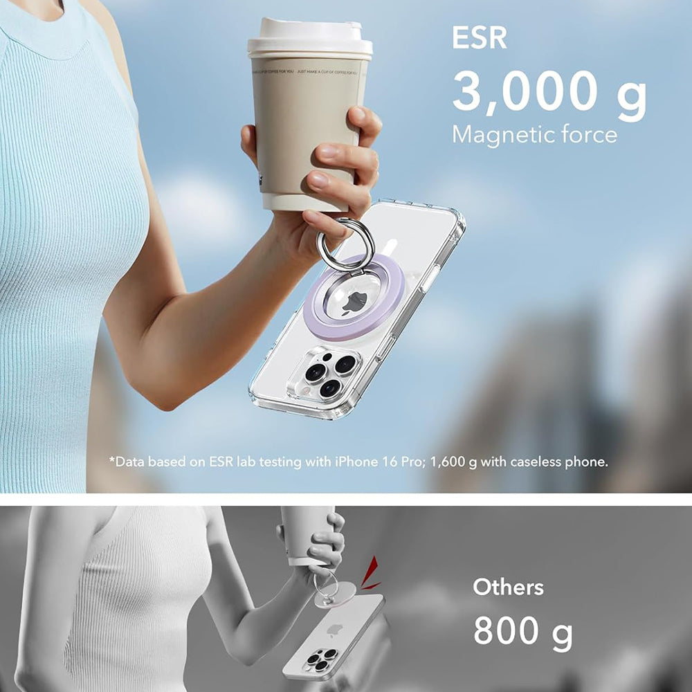 ESR HaloLock Ring Holder, Universal, Purple