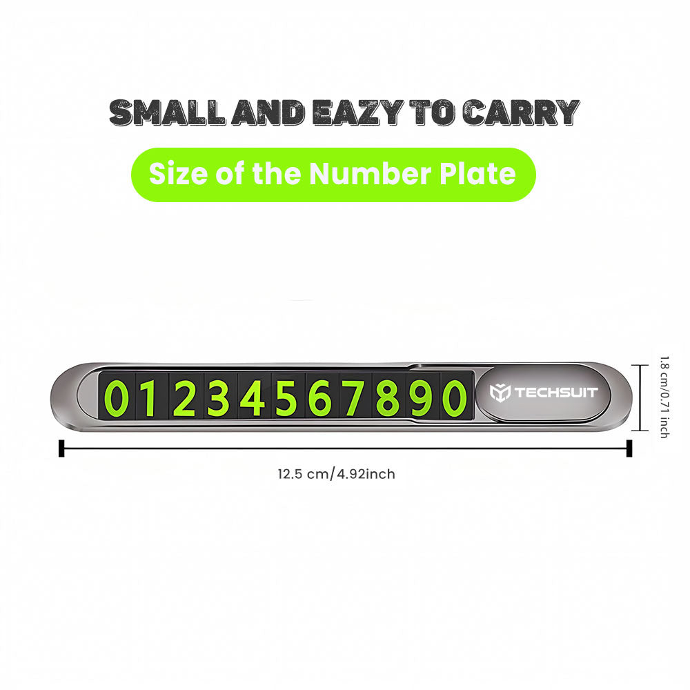 Techsuit PNP1 Car Phone Number Holder