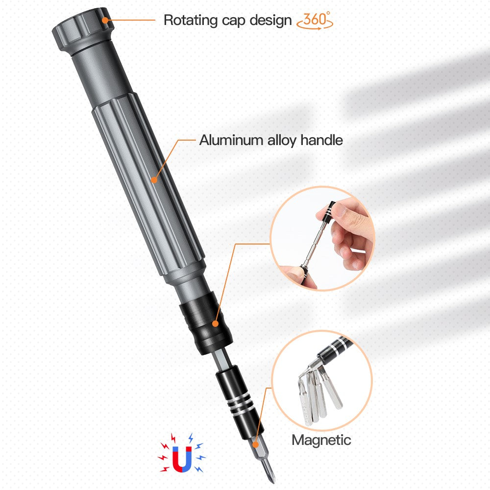 King'sdun KS-840130 Screwdriver, 130in1, Gray