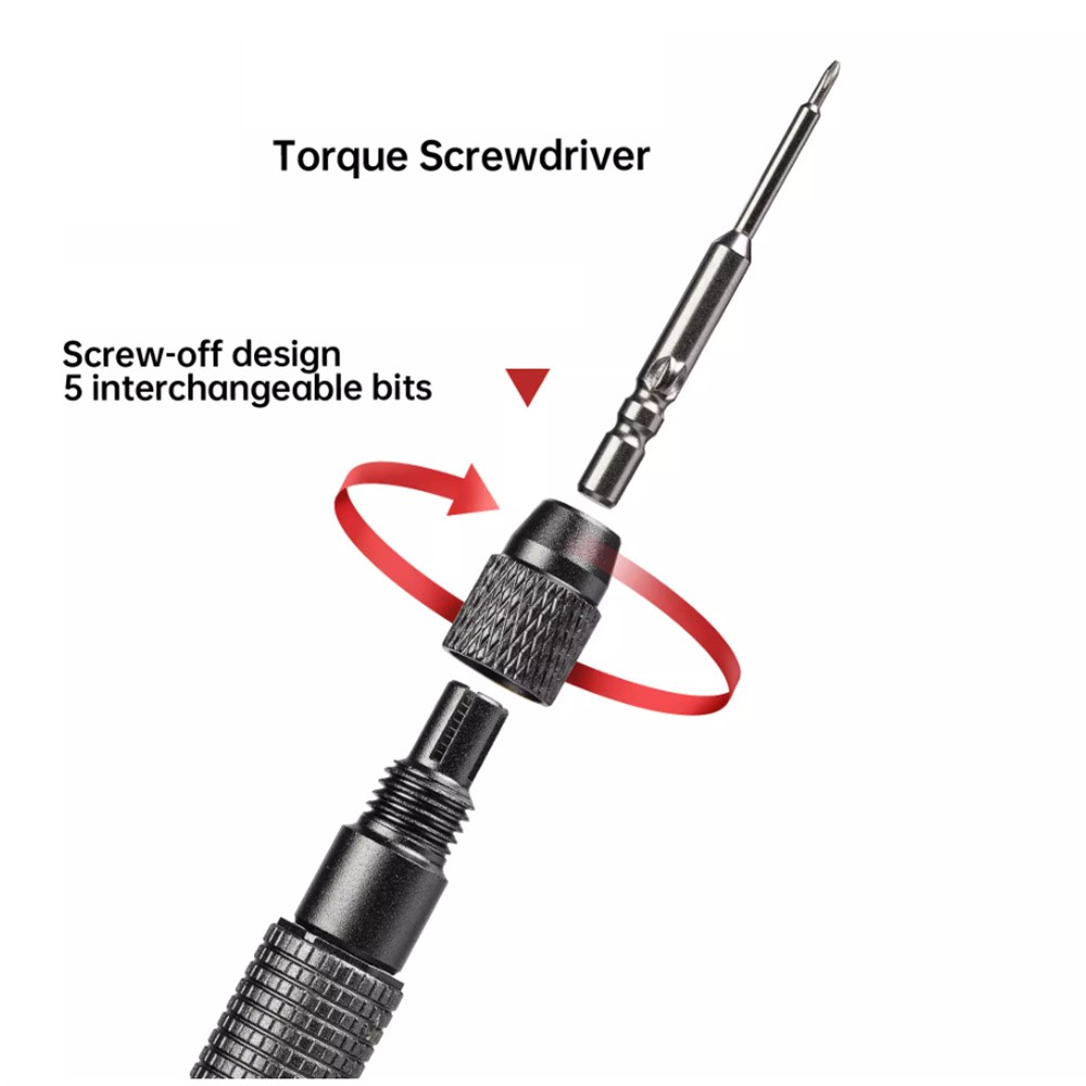 Mr.Yang Screwdriver, 5in1, Gray