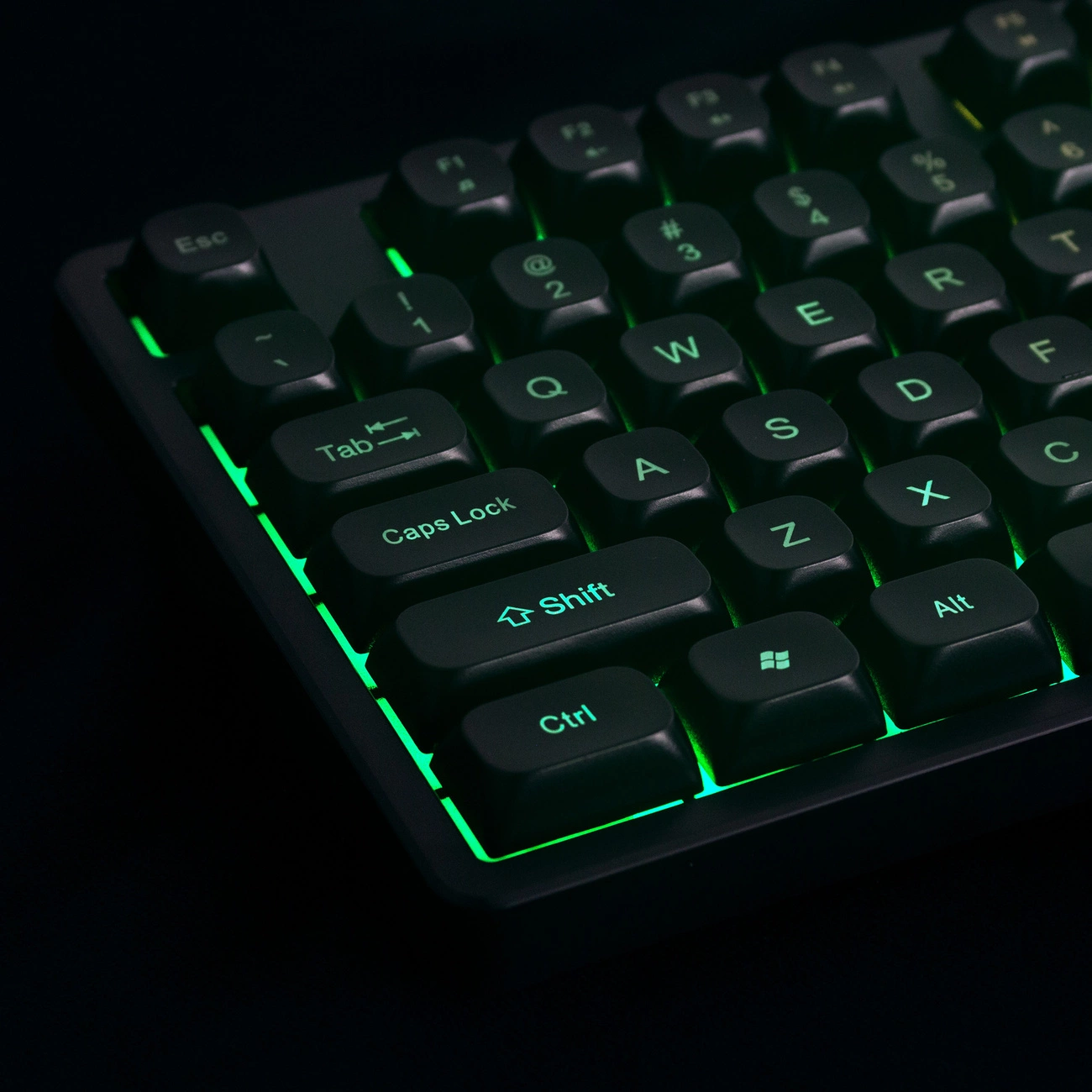Gaming Wired USB Keyboard WZK WKG-200, RGB, 1.5m, Black