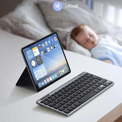 UGREEN 75049 Wireless Keyboard, BT / Wi-Fi, Black