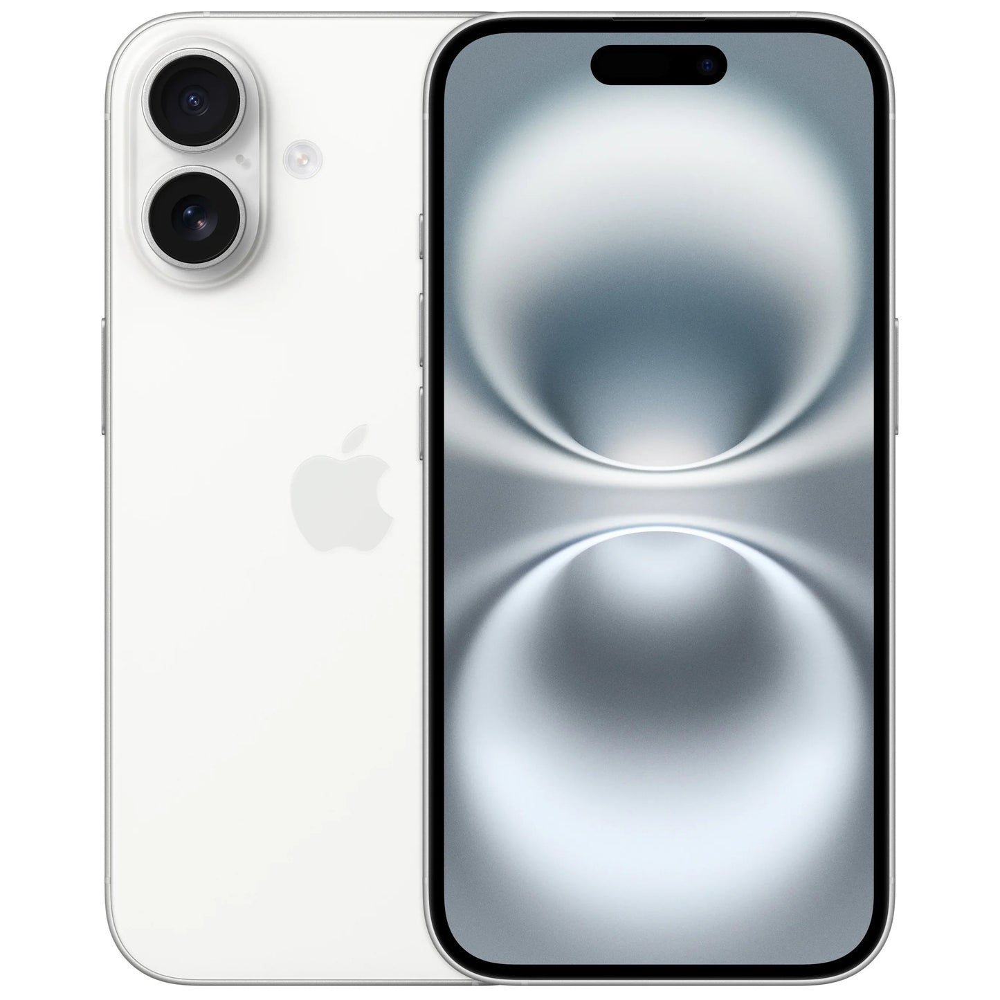 Apple iPhone 16 Mobile Phone, 128GB, White MYE93ZD/A