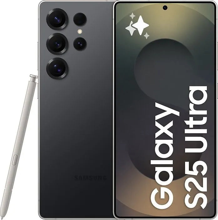 Samsung Galaxy S25 Ultra Mobile Phone, 256GB, 12GB, Titanium Black SM-S938BZKDEUB