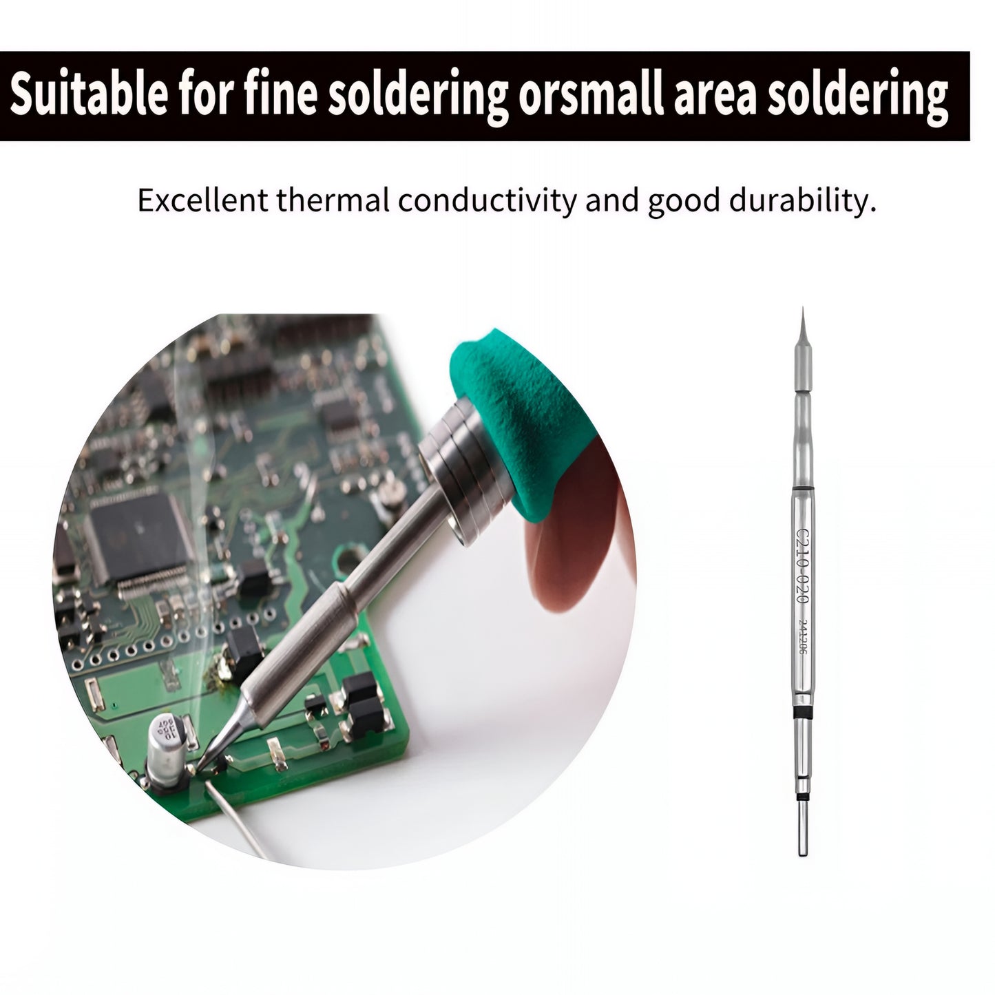 JBC C210-002H Pointed Soldering Tip