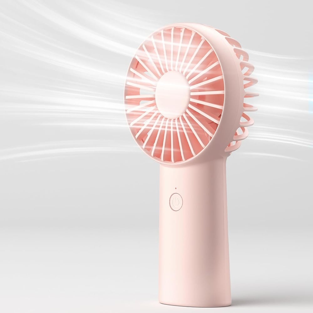 JisuLife FA20X Portable Fan, Pink